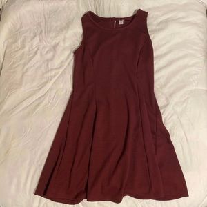 Maroon Strapless Old Navy Dress